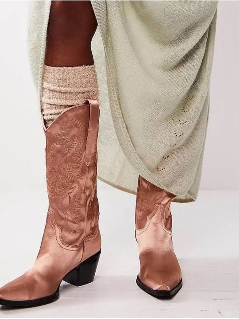 Jeffrey Campbell Free People
Dagget Western Boots Dusty Rose